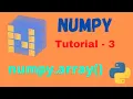 Numpy Array in Python - In-depth explanation How to create Numpy Array Numpy Tutorial