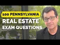 Pennsylvania Real Estate Practice Exam 2026 100 Sample Questions Answers Explanations