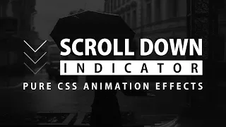 Css Scroll Indicator Animation - Pure Css3 Animation Effect Falling Arrow 1