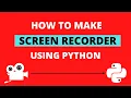 python screen recorder
