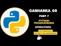 Casharka 05aad Part 7 Fahamka Assignment Operators Python Somali Tutorial