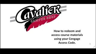 How to Redeem Cengage Access Codes in Blackboard - Western Technical College