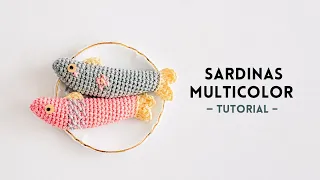 Teje Sardinas para regalar! | paso a paso | crochet