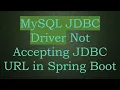 MySQL JDBC Driver Not Accepting JDBC URL in Spring Boot