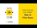 Data Cleaning with KNIME How to Filter Rows