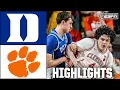THRILLER Duke Blue Devils vs Clemson Tigers Full Game Highlights ESPN College Basketball