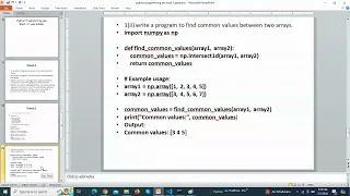Python Programming Lab Week 3