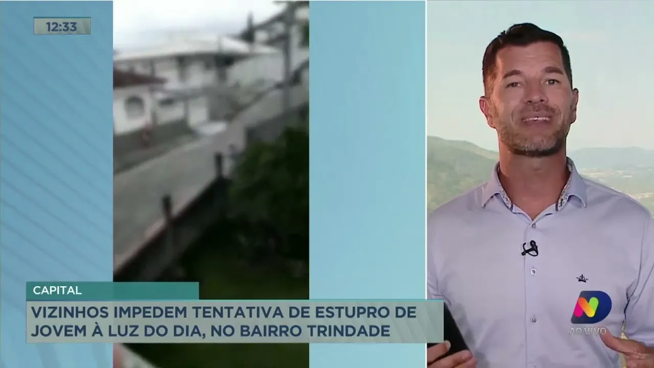 Vizinhos impedem tentativa de estupro de jovem à luz do dia, no bairro Trindade