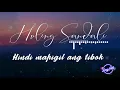 SONGHITS: HULING SANDALI - December Avenue (Tayo Sa Huling Buwan Ng Taon Soundtrack) video lyrics