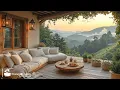 Lagu Highland Cafe Jazz | Gentle Jazz In Cozy Cabin Overlook Beautiful Highland For Working, Relaxing