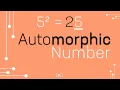 Automorphic number GeeksforGeeks