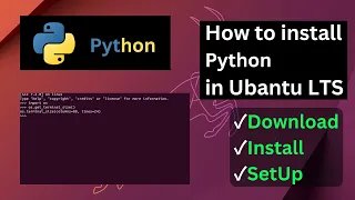 How to install python in Ubuntu in Hindi step by step install python in Ubuntu in 2023