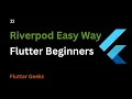 11 Learn Riverpod in easy way Flutter Tutorial Riverpod Tutorial Series for beginners