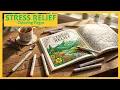 If I could just escape to the beach And What Your Brain Actually Needs -Stress Relief Coloring Book