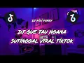 Lagu DJ GUE TAU NGANA SUTINGGAL VIRAL TIKTOK TERBARU