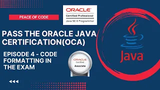 Oracle Java Certification - OCA Code Formatting in Exam