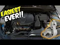 HOW TO REMOVE KIA OPTIMA STARTER EASY WAY 2011 - 2015