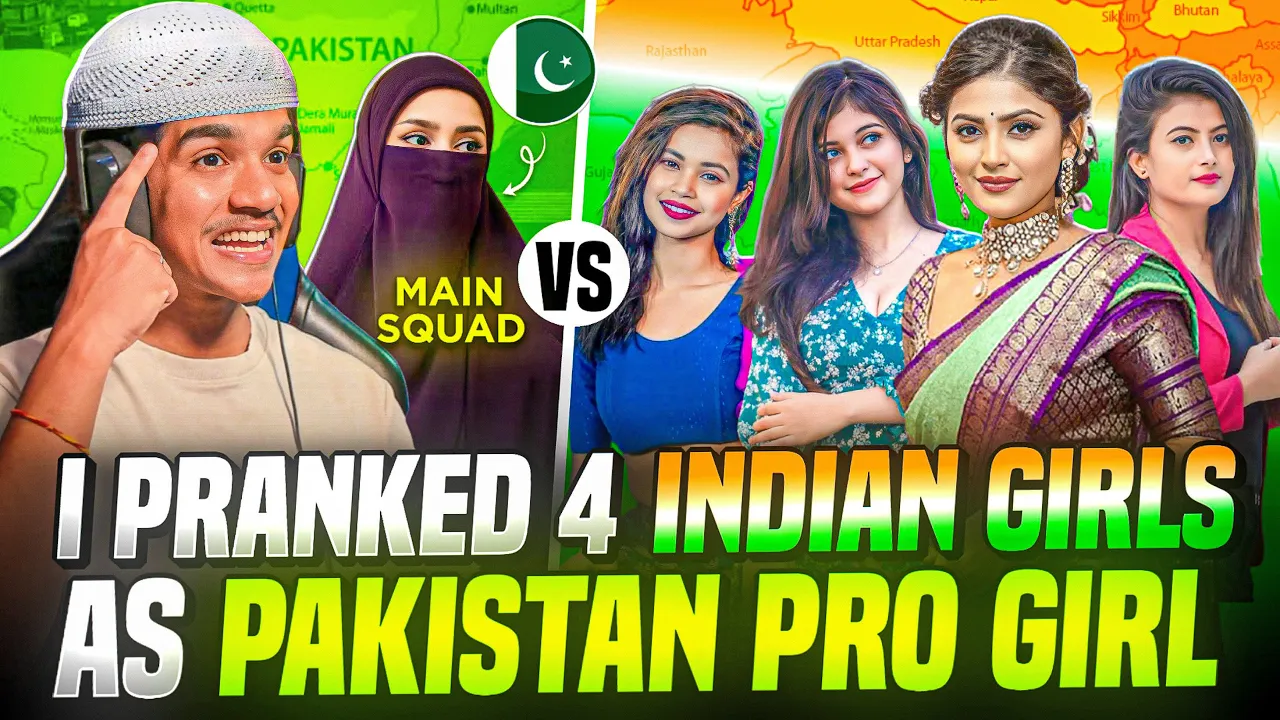 😨I PRANKED 4 🇮🇳 INDIAN GIRLS🔥 | 🇵🇰 PAKISTAN GIRLS😎| 0 - 5😱 | FREE FIRE IN TELUGU #dfg #freefire
