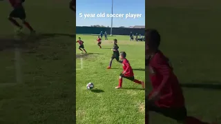 Soccer goal by a 5 year old in AYSO