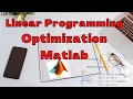 Linear Programming in Matlab