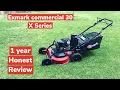 My HONEST 1 year REVIEW commercial 30 X Series mower