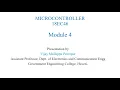 1E8C46 MICROCONTROLLER - Module 4 8051 Problems on Timer Mode 1