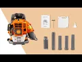 EB430 52CC Backpack Leaf Blower Assembly and Start-Up Guide