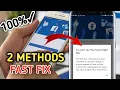 How to fix You can t Use This Feature Right Now in Facebook Login Full Solution