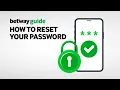 Betway Guide How to Reset your Password