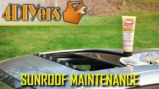 How to Clean and Lubricate a Slow or Sticking Sunroof Mechanism using DeoxIT