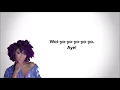 Patrice Roberts- Not One Thing (Lyrics)