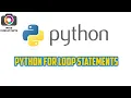Python for loop statement Python control Flow Statements in tamil RKS CREATORS