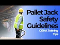 Pallet Jack Safety OSHA Pallet Jack Safety Training 10 Electric Manual Pallet Jack Safety Tips