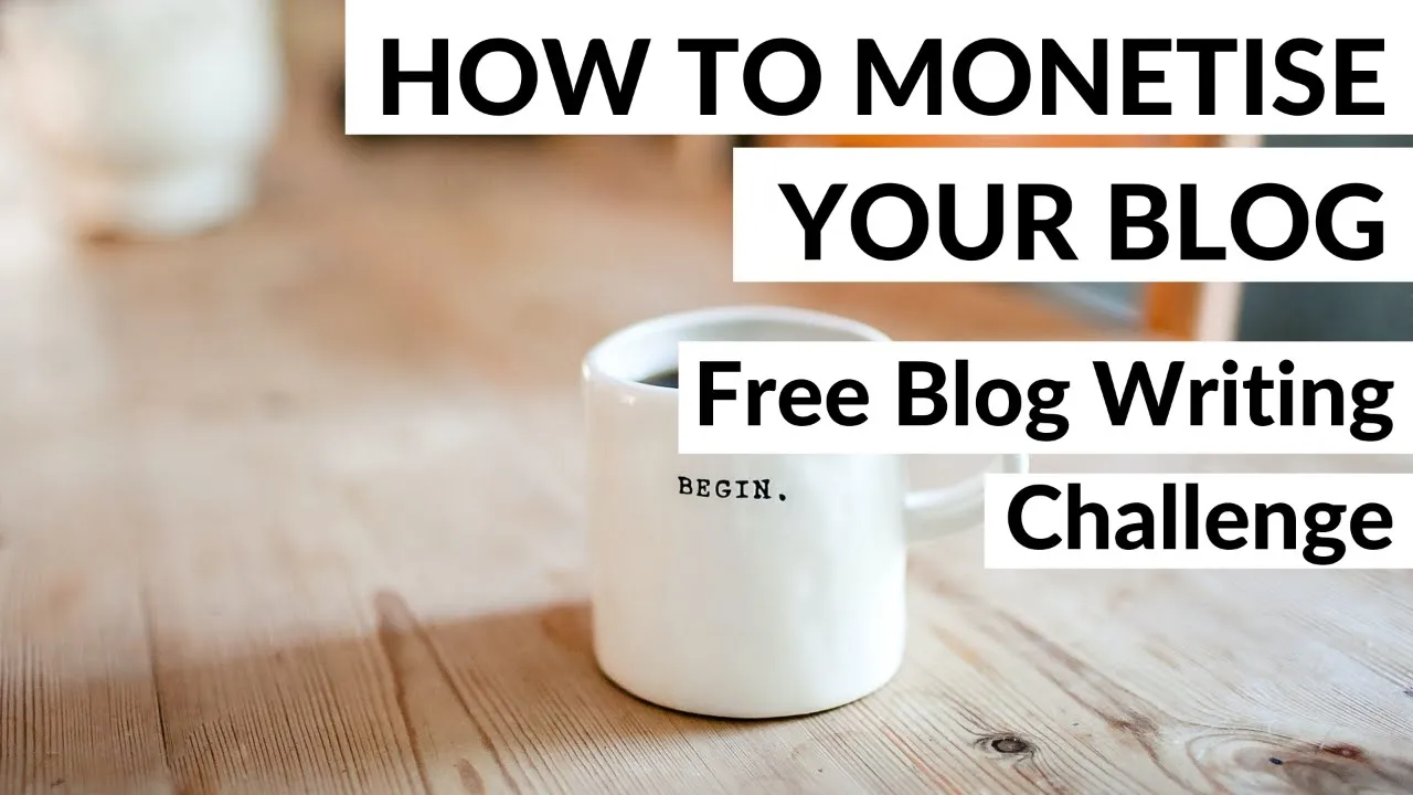 How to Monetize Your Blog // How to Write a Blog Post for Beginners // Free 5 Day Challenge