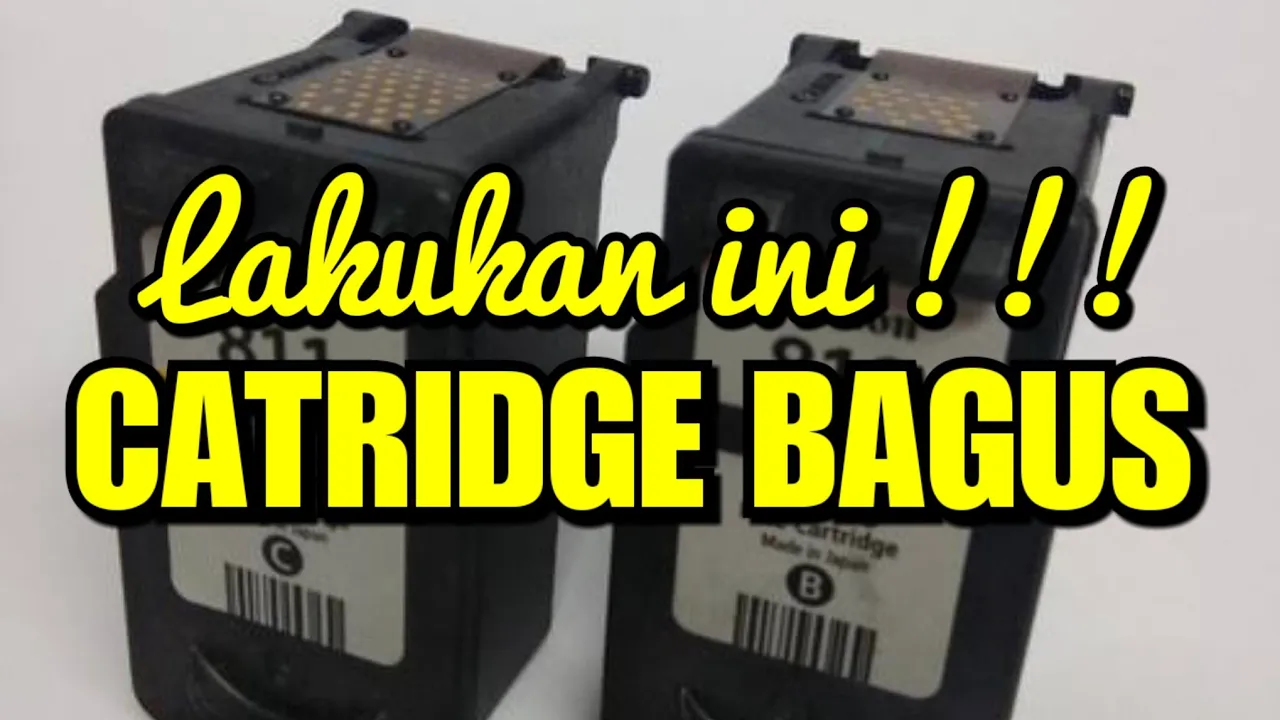 Cara Mengatasi Kedua Cartridge di Printer Canon IP2770 Tidak Terdeteksi, cartridge tidak terdeteksi.. 