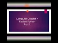 Class-8 Chapter-7 Review Python