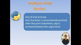 Using Sep and End in Python Print