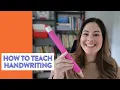 How to Teach Handwriting in Kindergarten and First Grade Handwriting tips and strategies