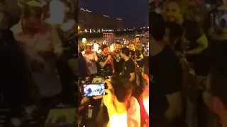 بروفه حفله بورتو جولف تامر حسني قابلتيني دندنها