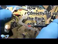 How to correctly setup the Rack and Snail on an English clock movement