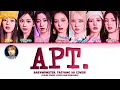 Lagu [AI COVER] BABYMONSTER, TAEYANG 'APT. (By Rosé \u0026 Bruno Mars) lyrics (Color coded lyrics)