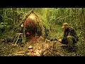 Download Lagu Primitive Shelter in a Remote Forest (8K) | Wild Herb Survival Cooking