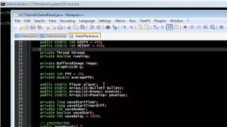 Part 11 - Basic Game Programming in Java