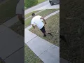 FedEx Guy Acting a Little Weird