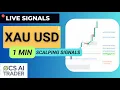 XAUUSD 1 MIN LIVE SCALPING Gold 1 Minute Signals Fastest AI Scalping - OCS AI Trader
