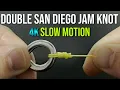 How to Tie a DOUBLE SAN DIEGO JAM KNOT Knot Easy Series Fishing Knot Tutorial