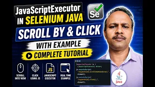 JavaScriptExecutor in Selenium Java - Scroll By Click with Example Complete Tutorial