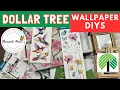 GENIUS Dollar Tree Peel and Stick Wallpaper and Wall Decal DIY Decor