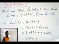 Converting a power function into a log function then linear function