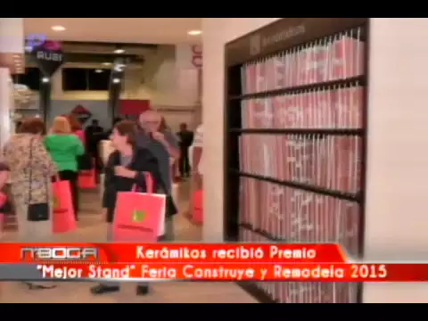 Kerámicos recibió premio mejor stand Feria Construye y Remodela 2015